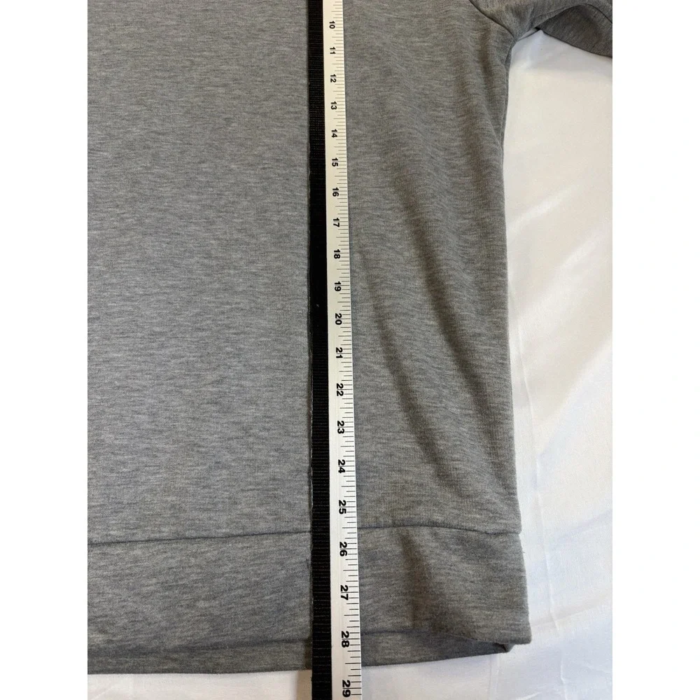 Adidas Men's Med Gray Crewneck Pullover‎ Sweatshirt Cozy Essential Everyday